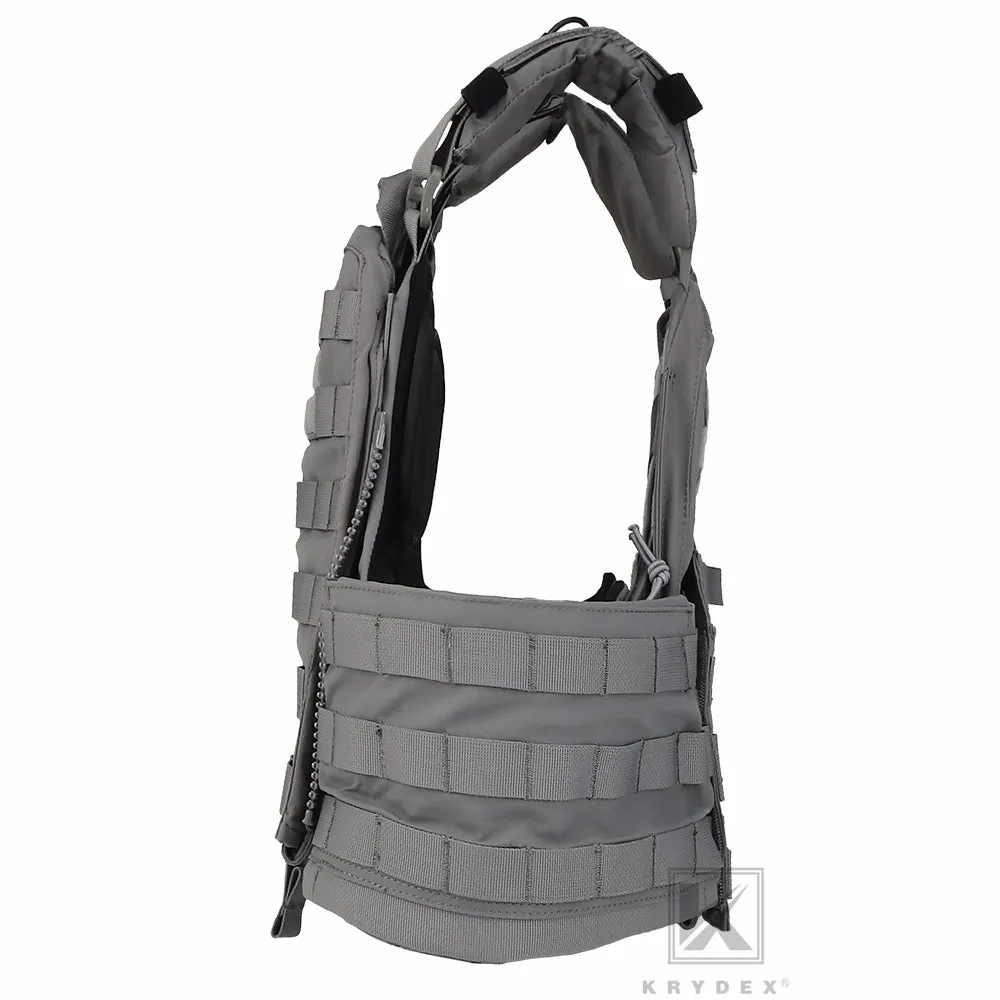 KRYDEX Tactical Plate Carrier Heavy Duty Modular MOLLE Vest