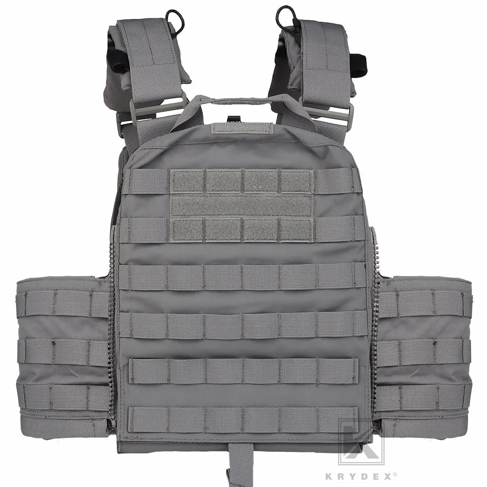 KRYDEX Tactical Plate Carrier Heavy Duty Modular MOLLE Vest