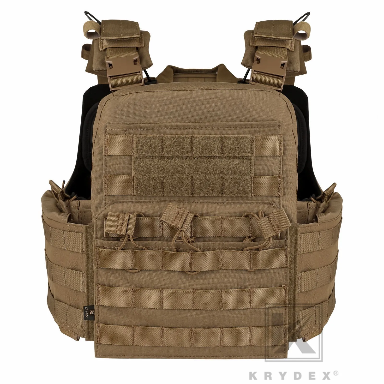 KRYDEX Tactical Plate Carrier Heavy Duty Modular MOLLE Vest