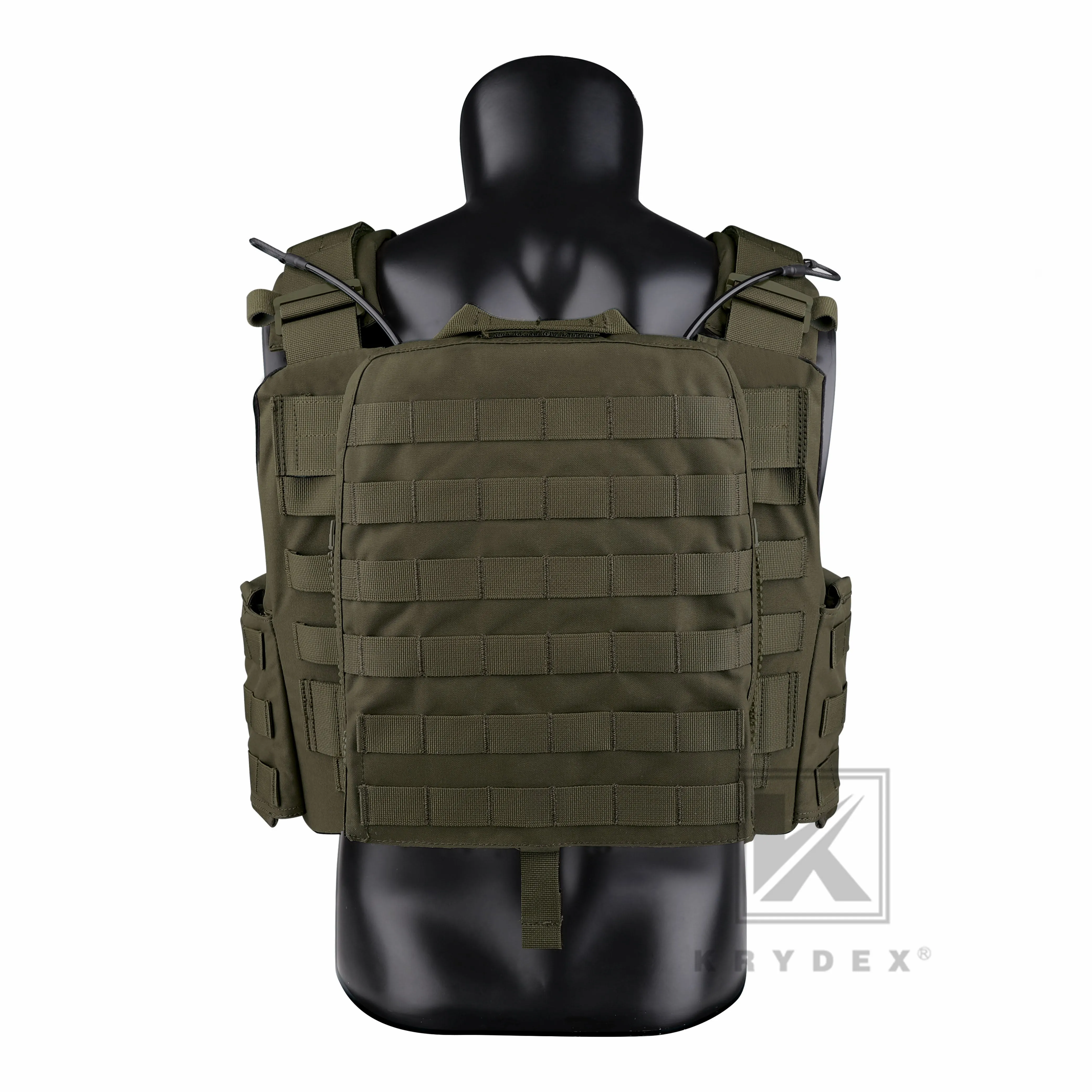 KRYDEX Tactical Plate Carrier Heavy Duty Modular MOLLE Vest