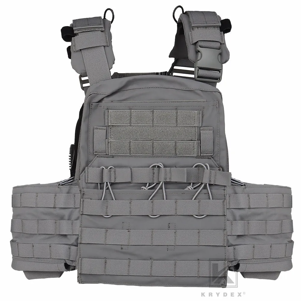 KRYDEX Tactical Plate Carrier Heavy Duty Modular MOLLE Vest