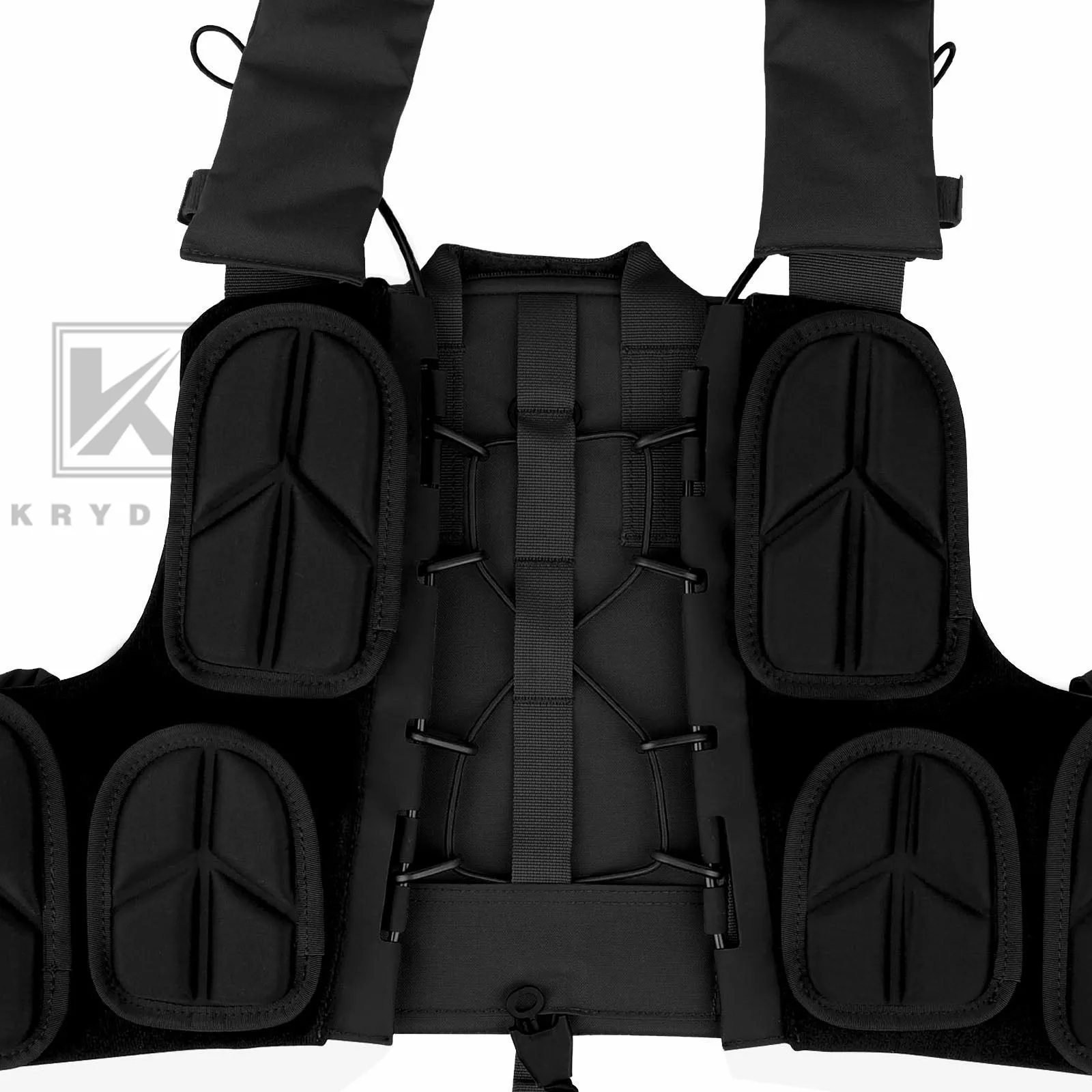 KRYDEX Tactical Plate Carrier Heavy Duty Modular MOLLE Vest