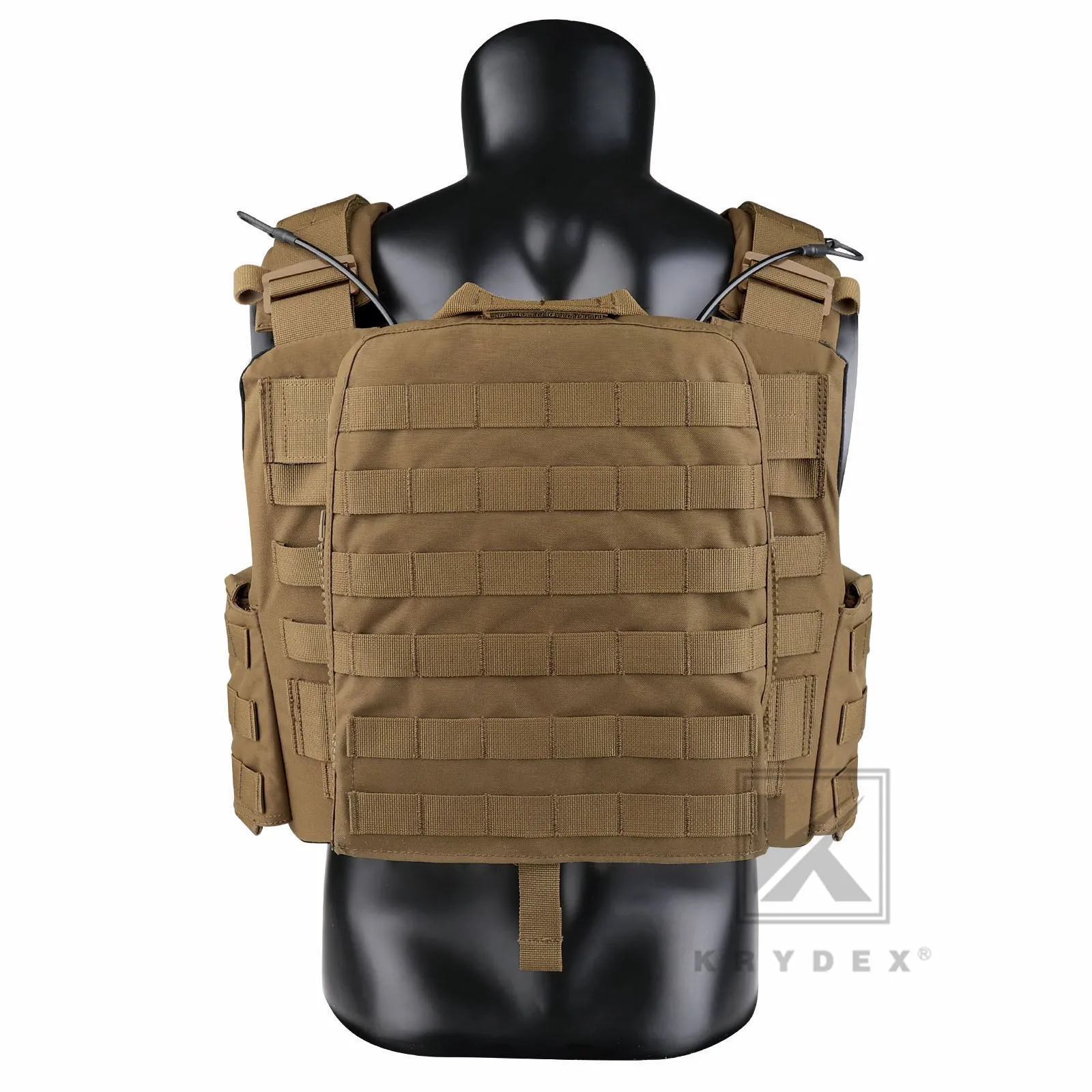 KRYDEX Tactical Plate Carrier Heavy Duty Modular MOLLE Vest