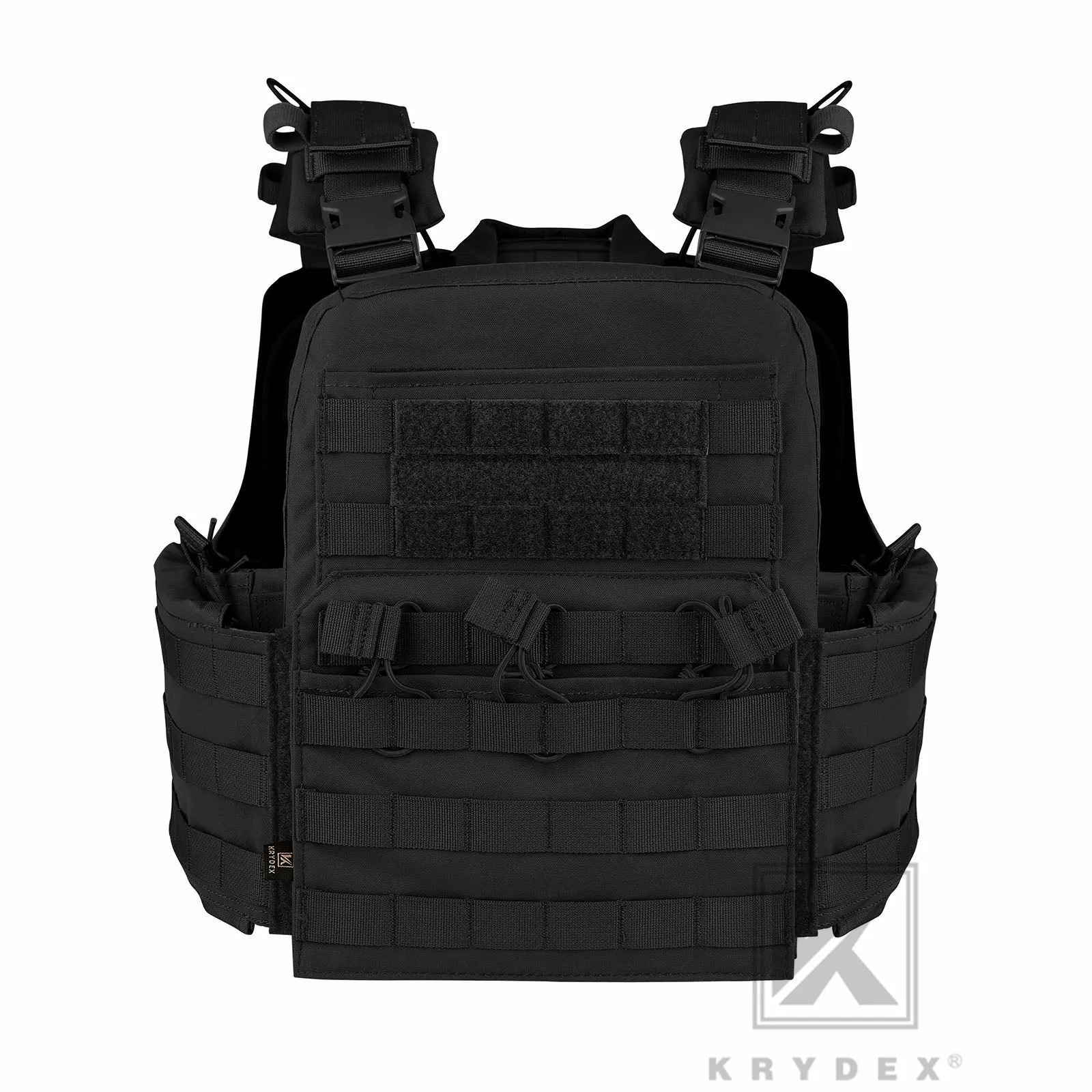 KRYDEX Tactical Plate Carrier Heavy Duty Modular MOLLE Vest