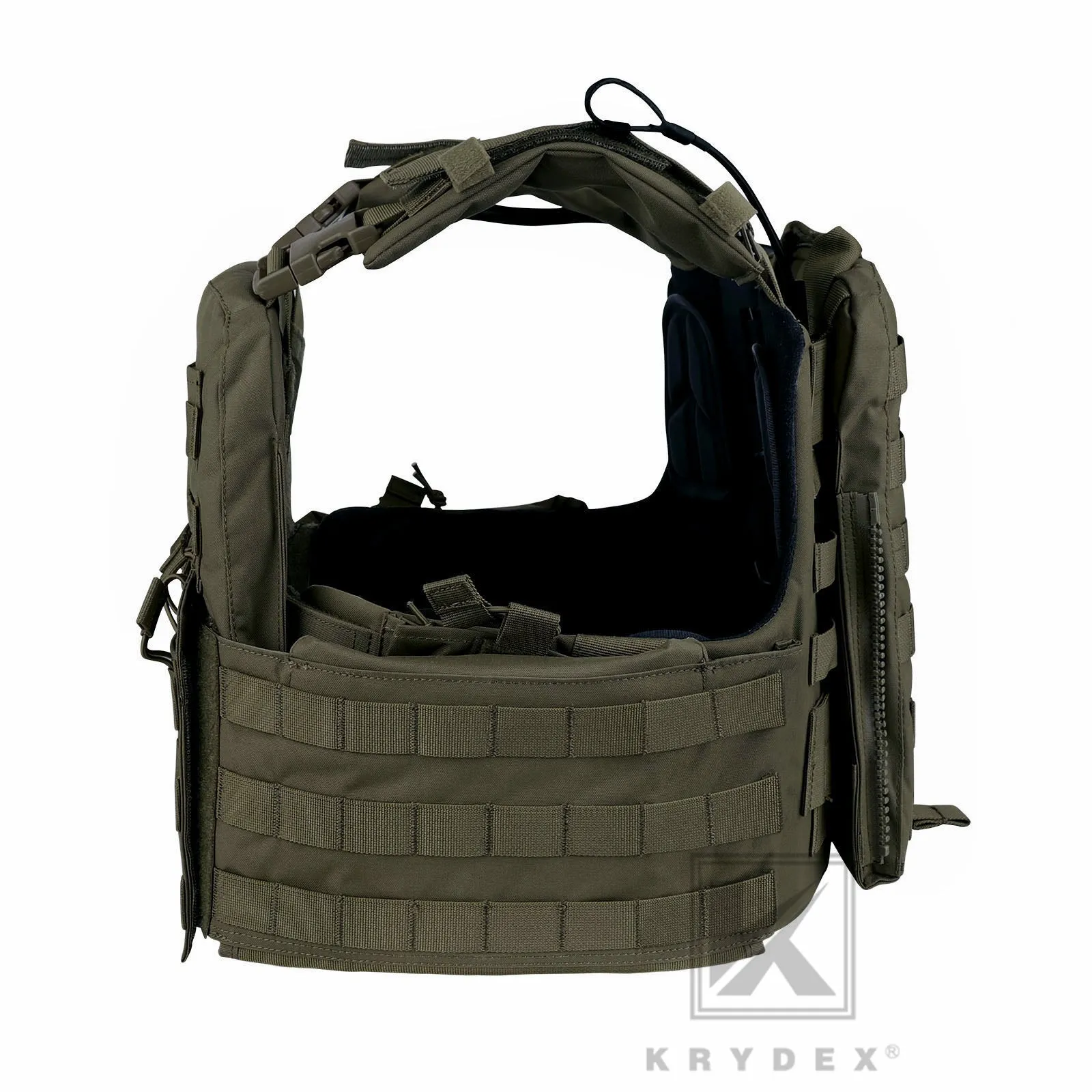 KRYDEX Tactical Plate Carrier Heavy Duty Modular MOLLE Vest
