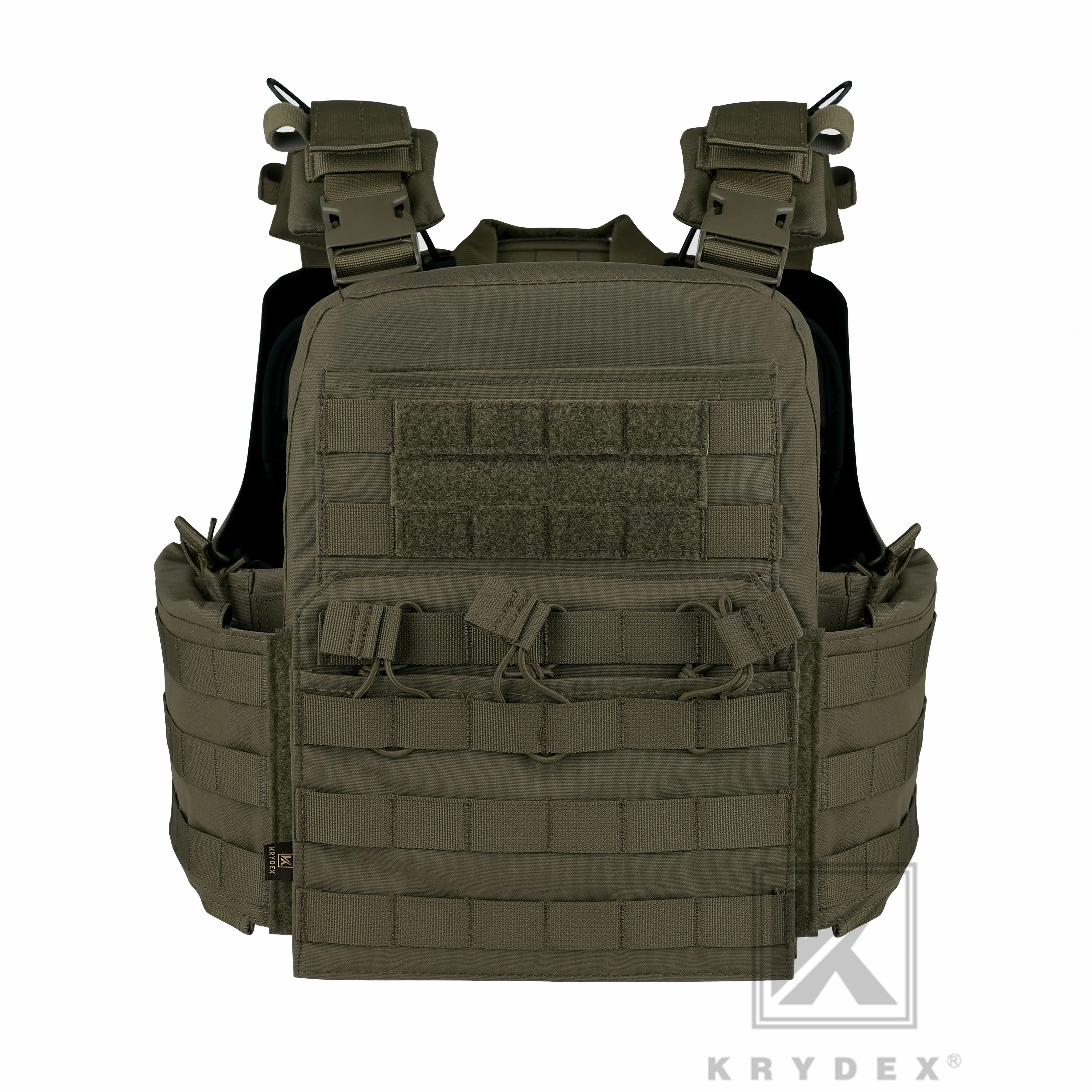 KRYDEX Tactical Plate Carrier Heavy Duty Modular MOLLE Vest