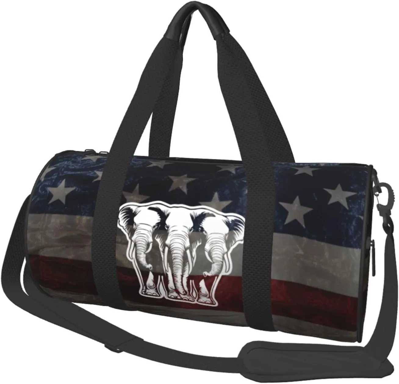 Laos Three Headed Elephant Duffel Bag Gym Bag Travel Sports Tote Large Foldable Beach Swim Yoga7