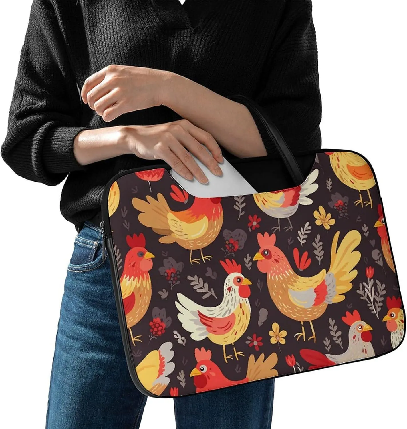 Laptop Shoulder Bag 16.5 Inch Laptop Bag Blue Volleyball Computer Bag Messenger Bag for Men Women