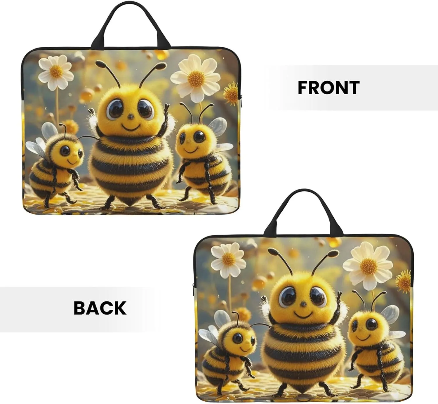 Laptop Shoulder Bag Messenger Bag Cute otter Laptop Bag Computer Bag for Men Women