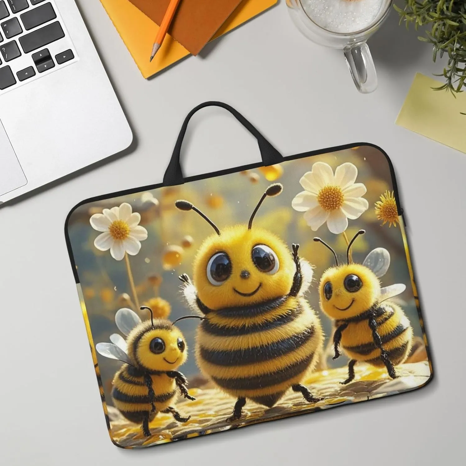 Laptop Shoulder Bag Messenger Bag Cute otter Laptop Bag Computer Bag for Men Women