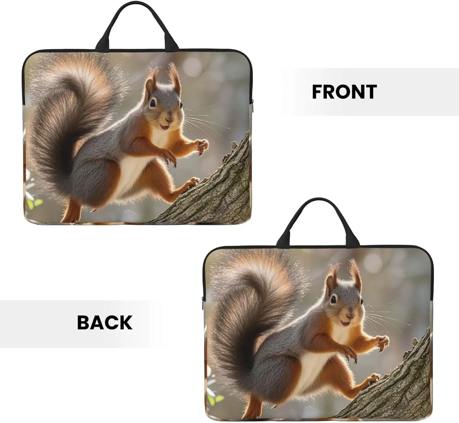 Laptop Shoulder Bag Messenger Bag Hand Drawn Giraffes Laptop Bag Computer Bag for Men Women