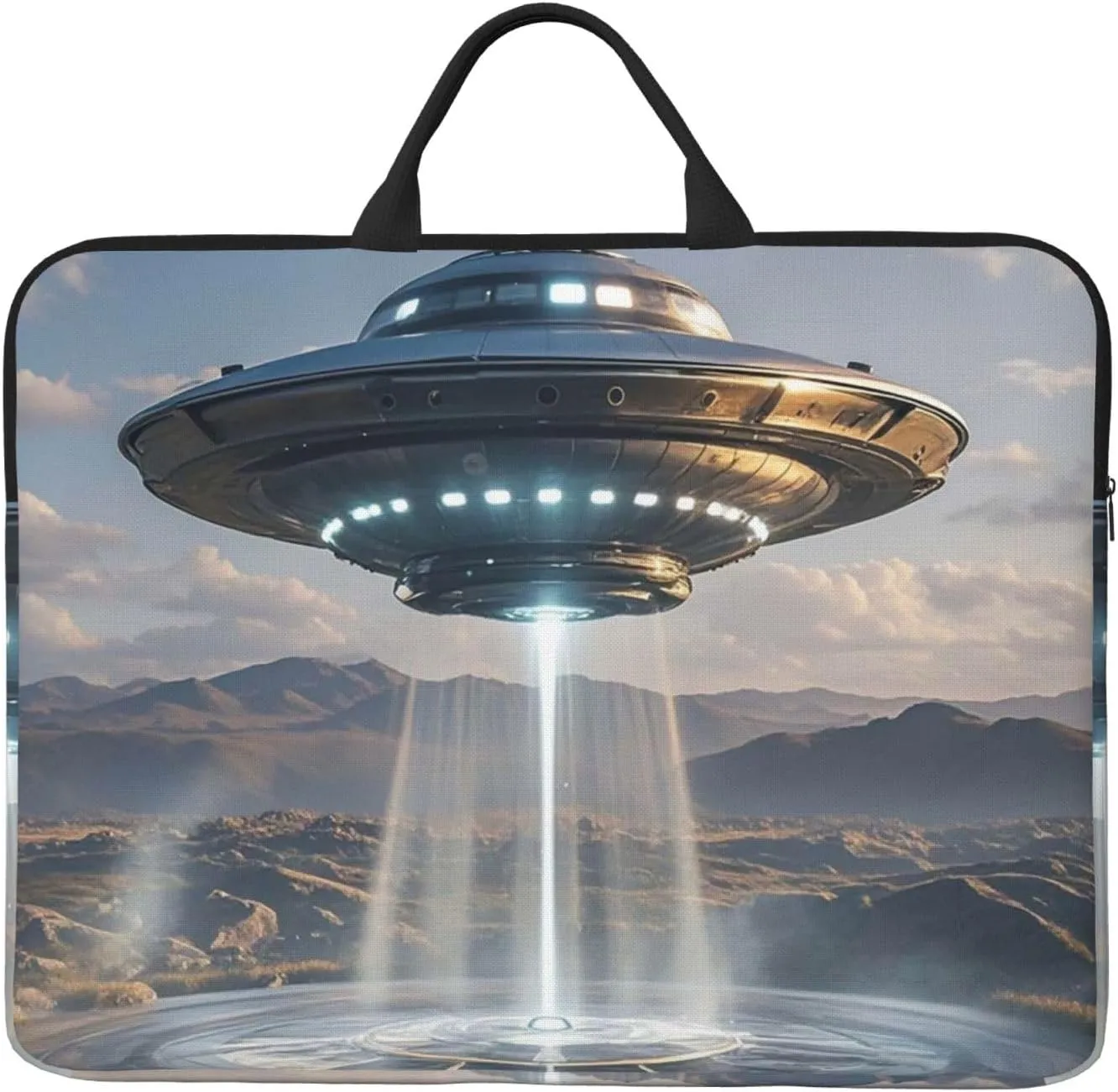 Laptop Shoulder Bag Messenger Bag Wild Elk silhouette Laptop Bag Computer Bag for Men Women