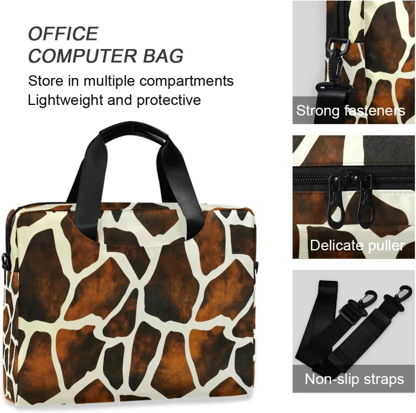 Laptop Shoulder Bag Portable Laptop Sleeve Case for 14/15.6/16in Notebook Computer Messenger Bag Women Men Briefcase