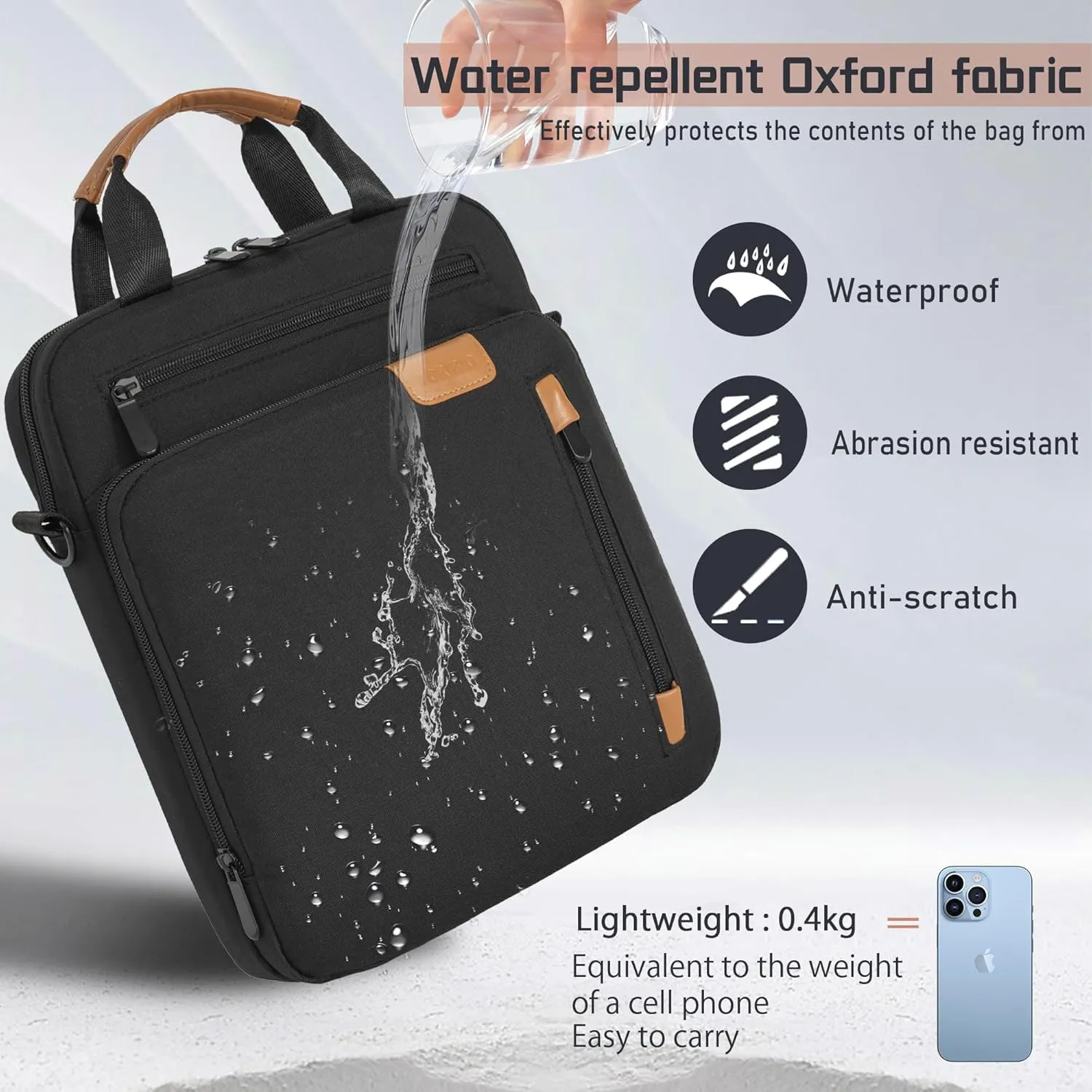 Laptop Sleeve Bag,Padded Protective Travel Carrying Case for 15 inch MacBook Air M3/A3114 2024, M2/A2941 2023 2025,Dell XPS 15 Plus,15 Inch Surface Laptop 7/6/5/4/3,Galaxy Tab S9 Utra 14.6"