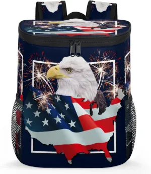 Large Insulated Cooler Backpack, Leak Proof Backpack 30 Cans, Cooler Bag for 12h Hot/Cold Retention