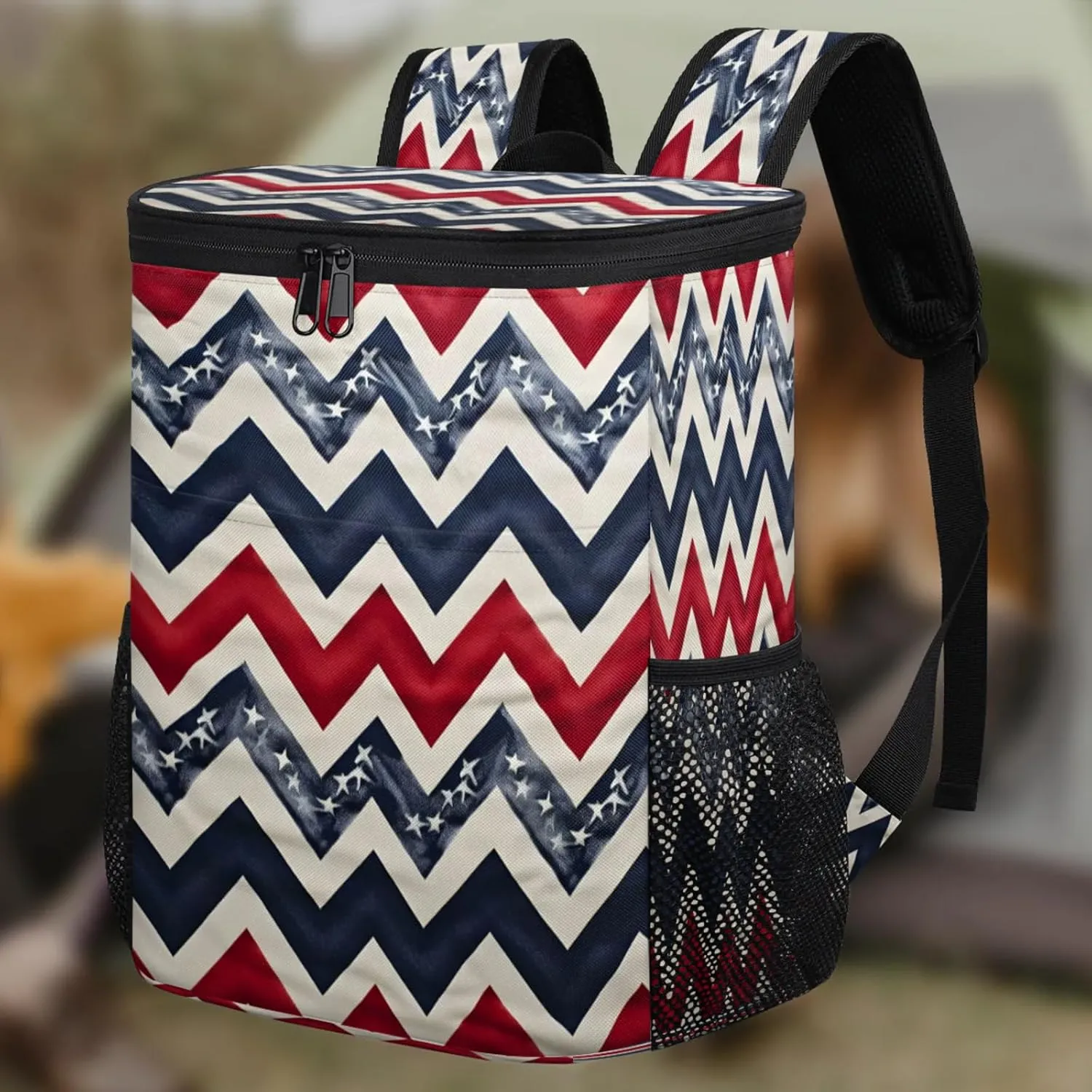 Large Insulated Cooler Backpack, Leak Proof Backpack 30 Cans, Cooler Bag for 12h Hot/Cold Retention