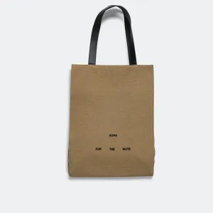 Large Tote Bag - Camel Jute Drill