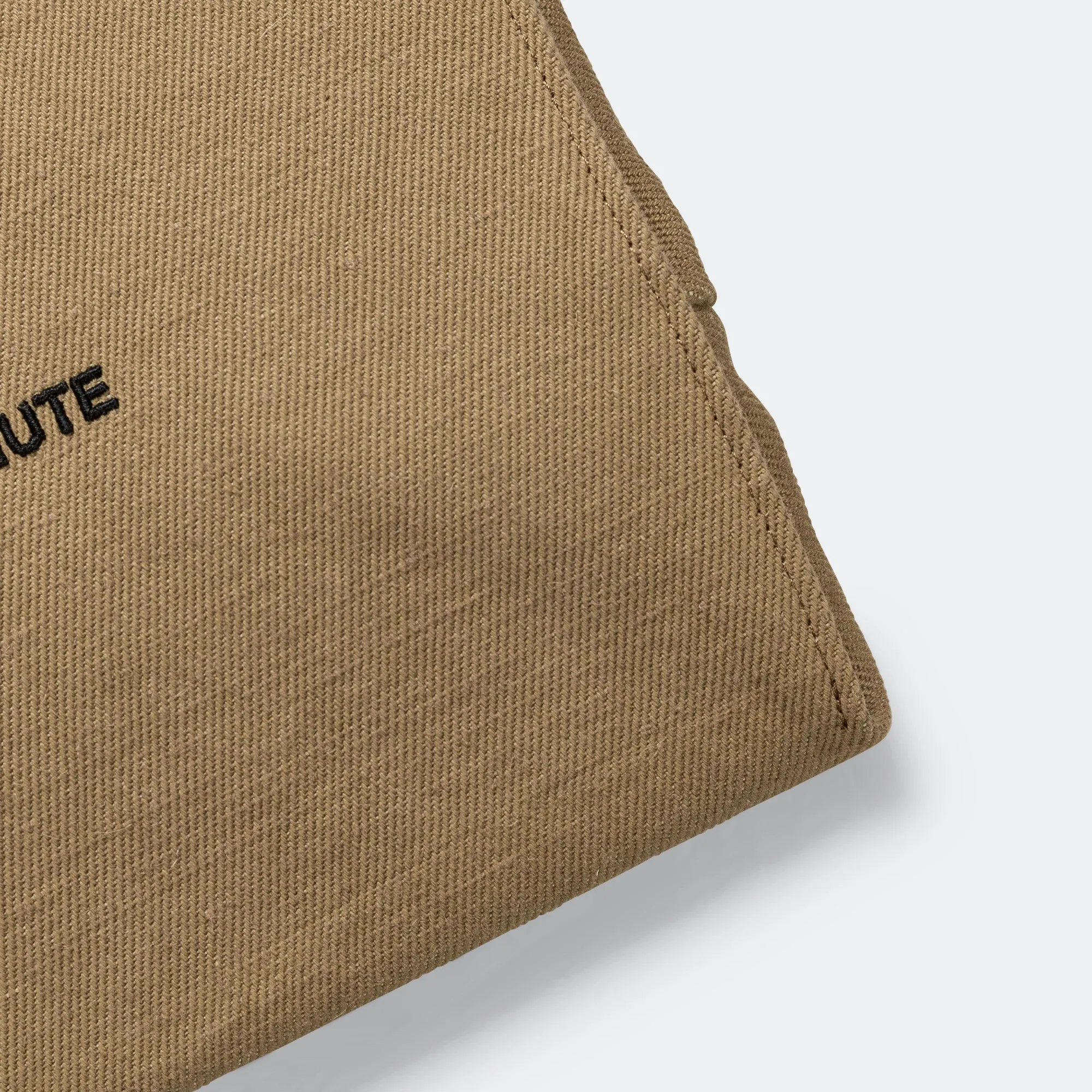 Large Tote Bag - Camel Jute Drill