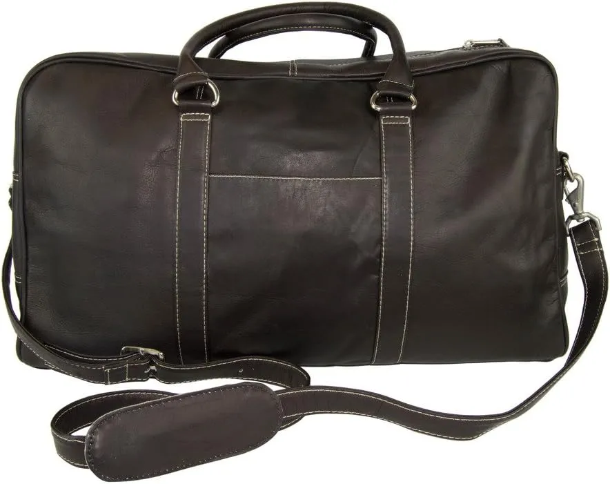 Latico Leathers Heritage Cabin Duffel, 100% Genuine Authentic Luxury Leather, Designer Fashion, For Travel