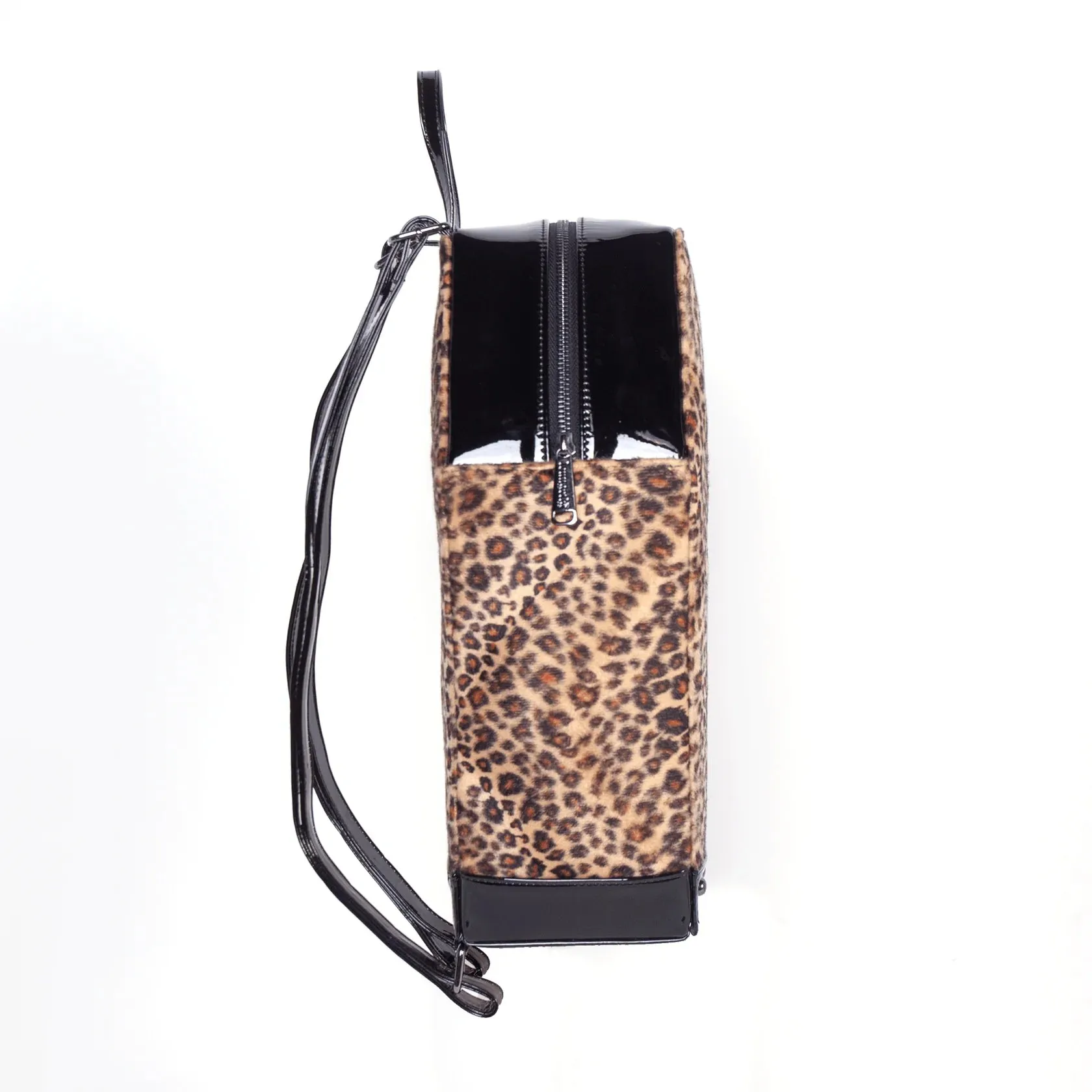 Leopard Coffin Shaped Backpack