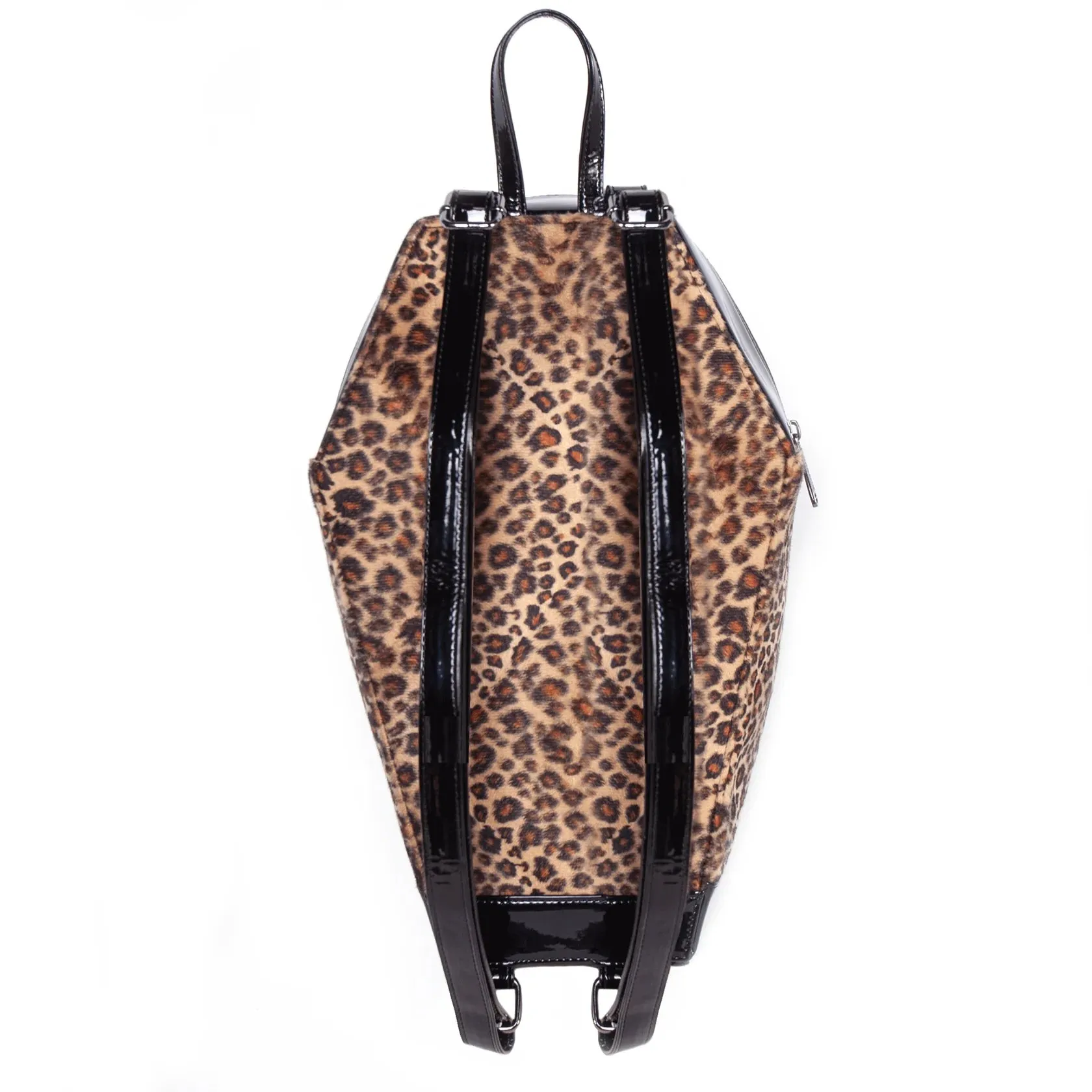 Leopard Coffin Shaped Backpack