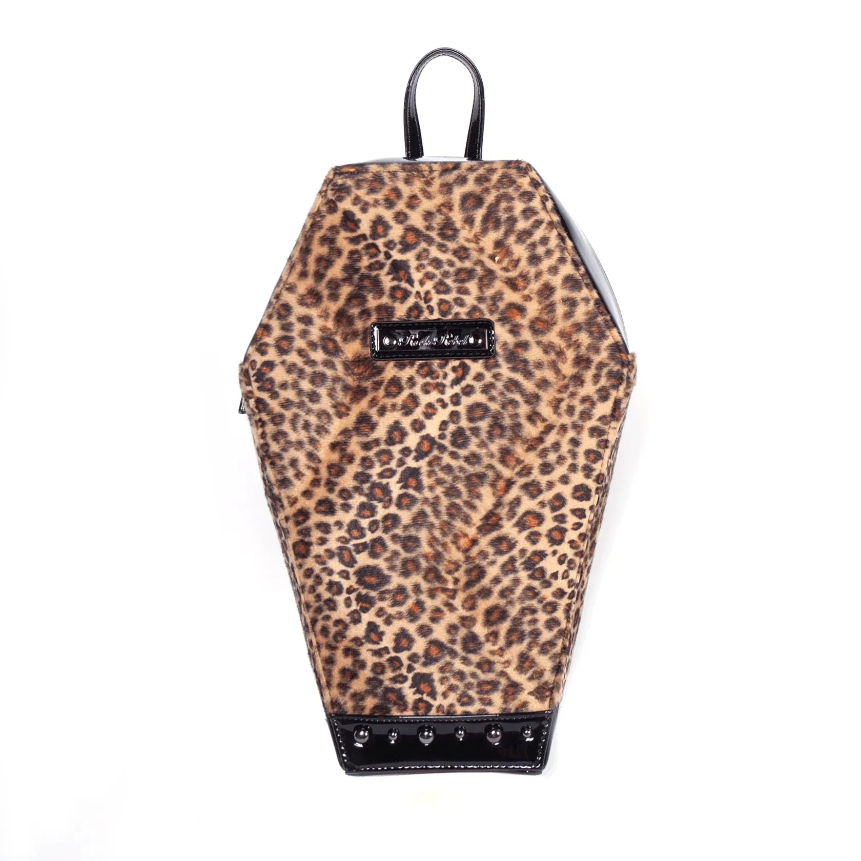 Leopard Coffin Shaped Backpack