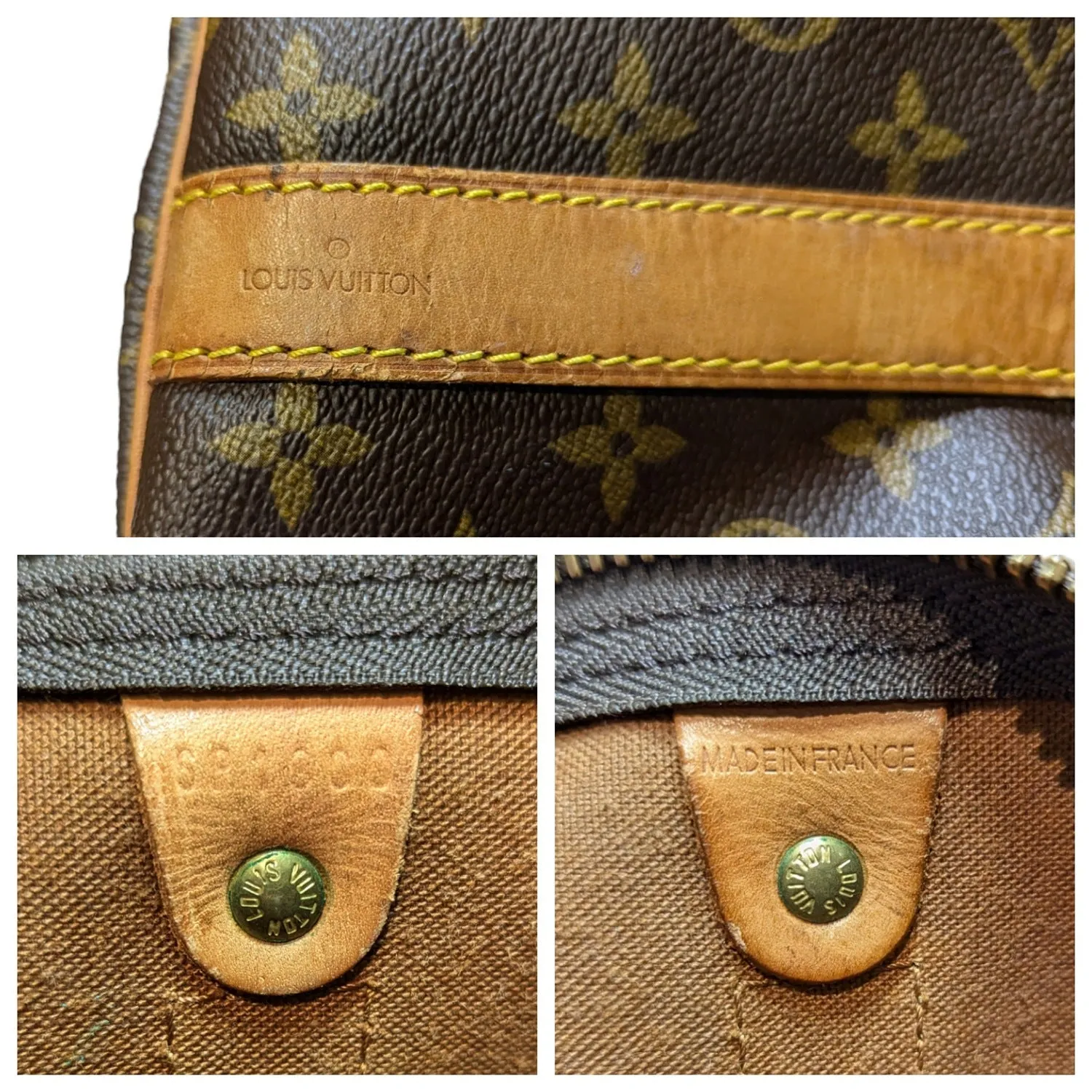 Louis Vuitton 1990 Monogram Keepall 55 Bandouliere