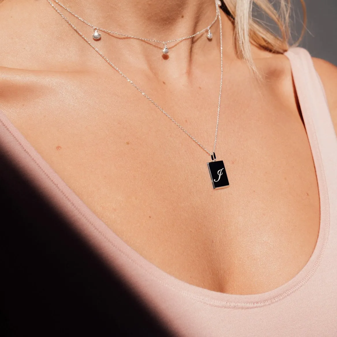 Luka - Stainless Steel Engraved Necklace