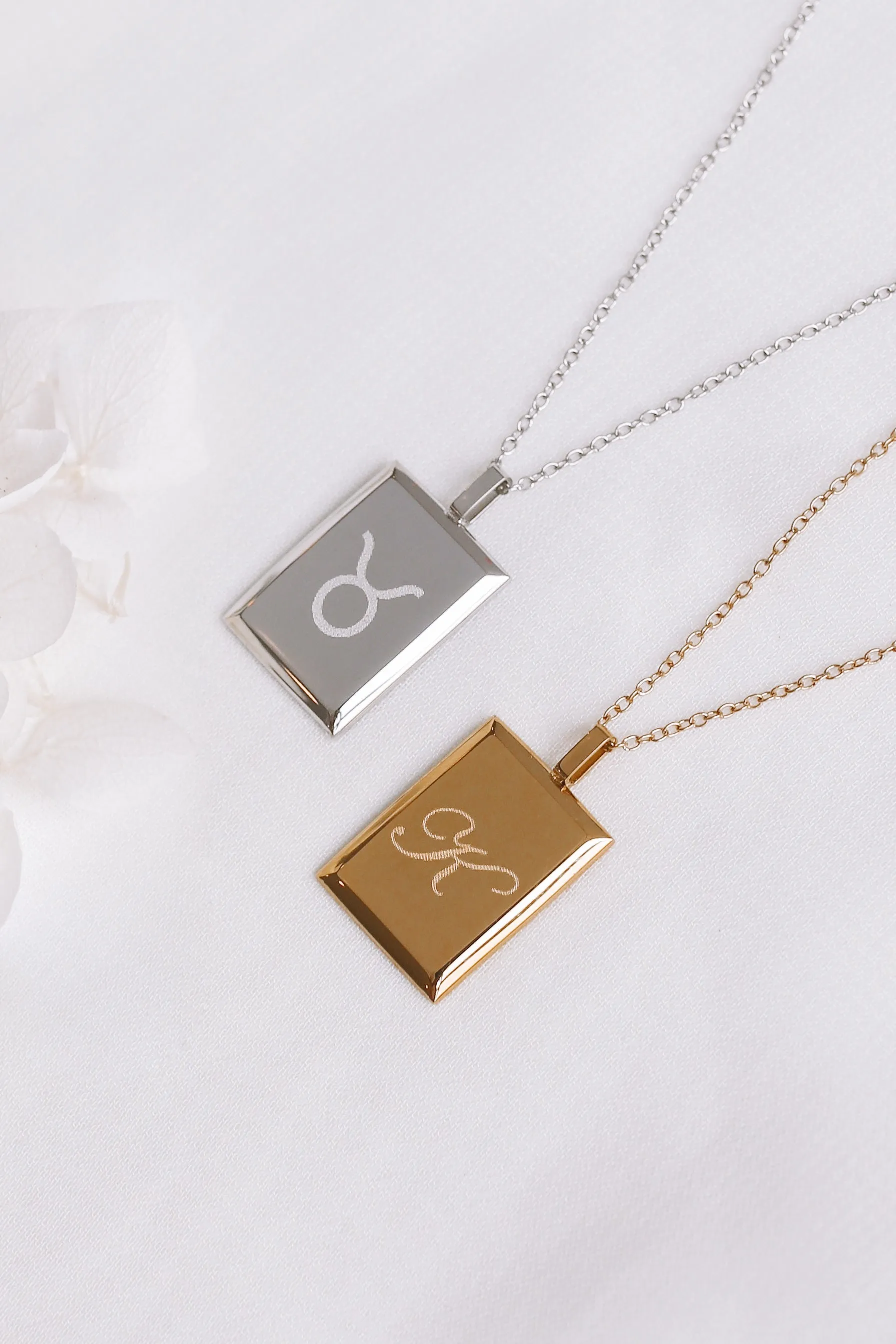 Luka - Stainless Steel Engraved Necklace