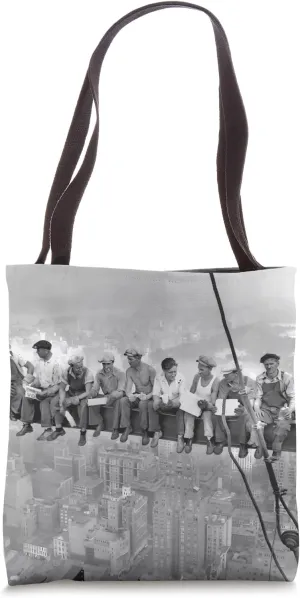 Lunch Atop a Skyscraper by Charles Clyde Ebbets Tote Bag
