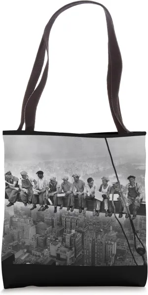 Lunch Atop a Skyscraper by Charles Clyde Ebbets Tote Bag