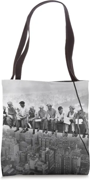 Lunch Atop A Skyscraper (High Resolution) Tote Bag