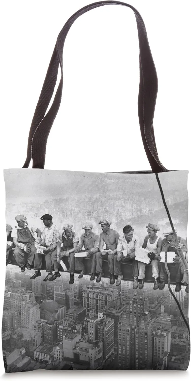 Lunch Atop A Skyscraper (High Resolution) Tote Bag