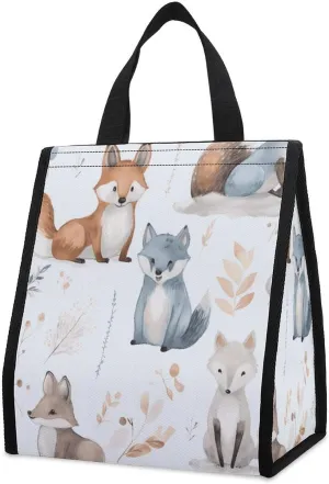 Lunch Bag for Women Men Creatures Insulated Lunch Box Reusable Lunch Tote Bag Leakproof Handbag for Office Work Travel