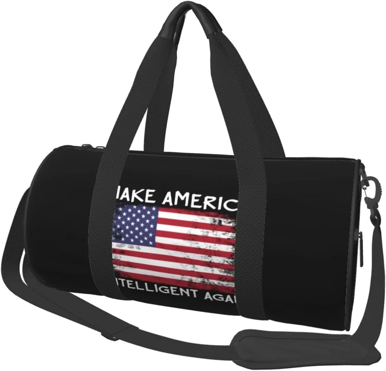 Make America Intelligent Again Duffel Bag Gym Bag Travel Sports Tote Large Foldable Beach Swim Yoga4