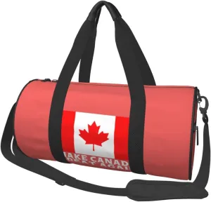 Make Canada Great Again Duffel Bag Gym Bag Travel Sports Tote Large Foldable Beach Swim Yoga7