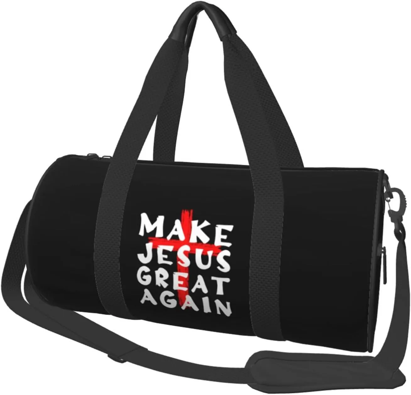 Make Jesus Great Again Duffel Bag Gym Bag Travel Sports Tote Large Foldable Beach Swim Yoga8