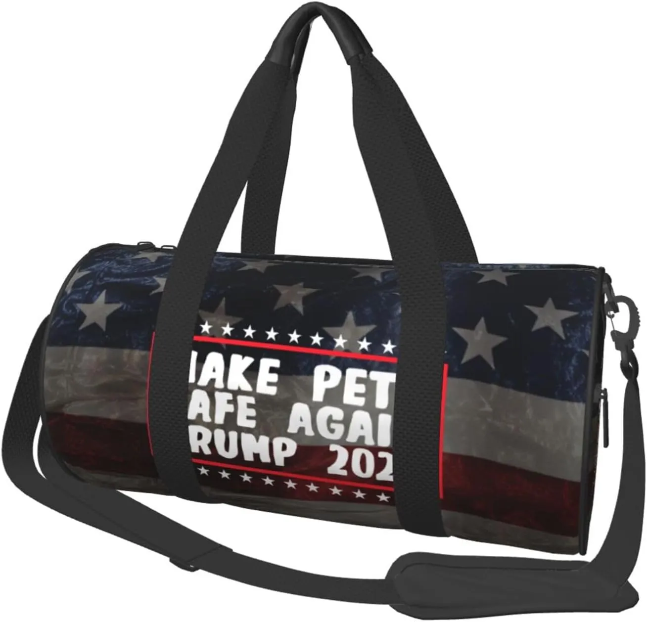Make Pets Safe Again Duffel Bag Gym Bag Travel Sports Tote Large Foldable Beach Swim Yoga3