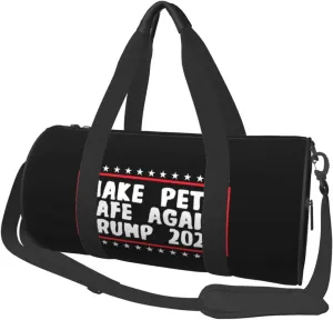 Make Pets Safe Again Duffel Bag Gym Bag Travel Sports Tote Large Foldable Beach Swim Yoga50