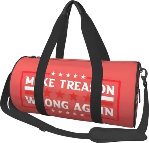 Make Treason Wrong Again Duffel Bag Gym Bag Travel Sports Tote Large Foldable Beach Swim Yoga4