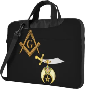 Mason Shriner Split 3d Pattern Laptop Bag Shoulder Bag Computer Notebook Briefcase Messenger Bag