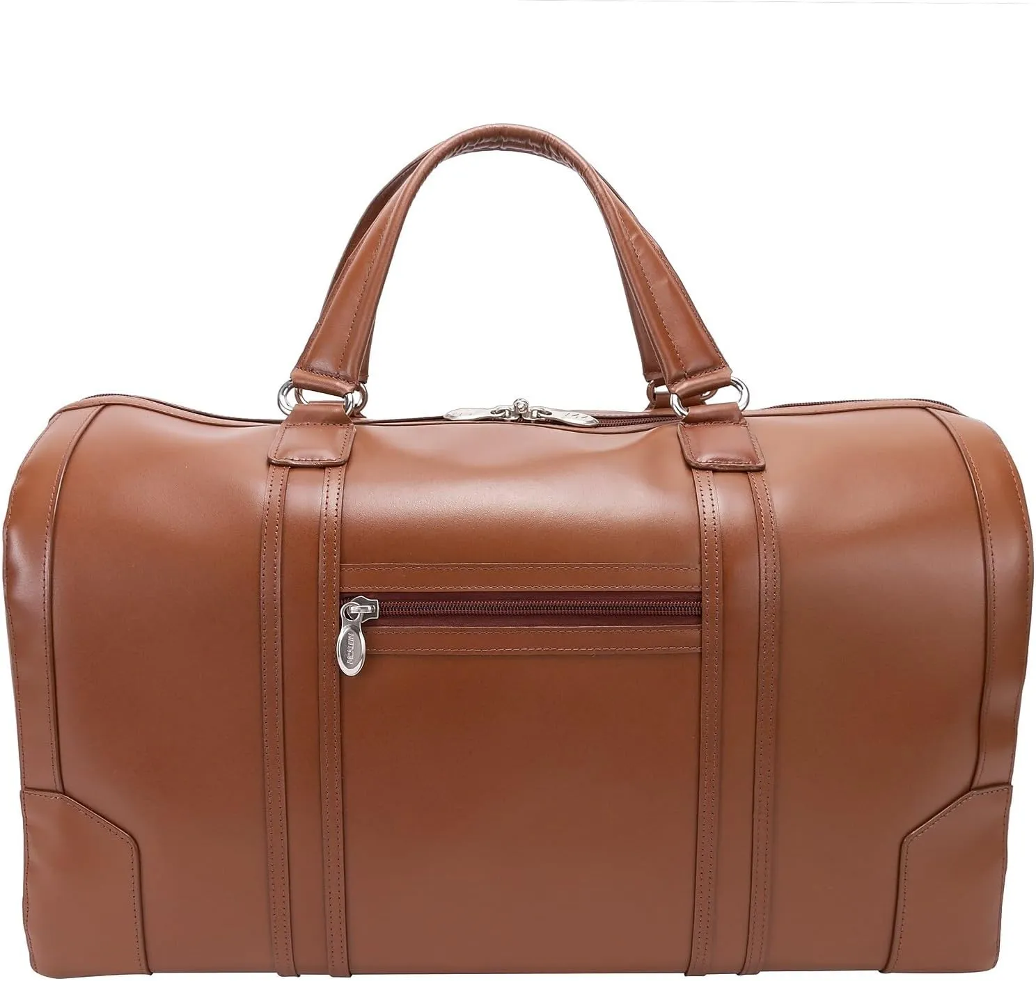 McKlein 20" Carry-all Leather Duffel- KINZIE- Brown