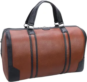 McKlein 20" Leather, Two-Tone, Tablet Carry-All Duffel- KINZIE