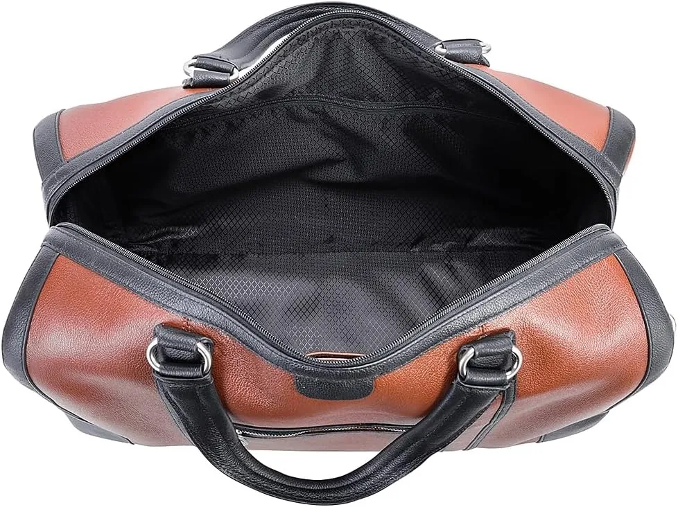 McKlein 20" Leather, Two-Tone, Tablet Carry-All Duffel- KINZIE