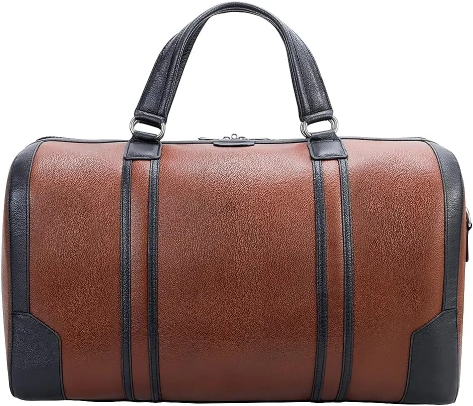 McKlein 20" Leather, Two-Tone, Tablet Carry-All Duffel- KINZIE