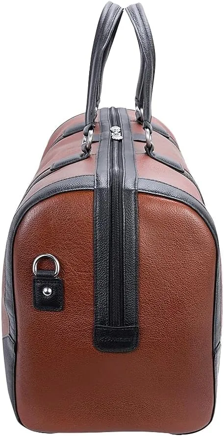 McKlein 20" Leather, Two-Tone, Tablet Carry-All Duffel- KINZIE
