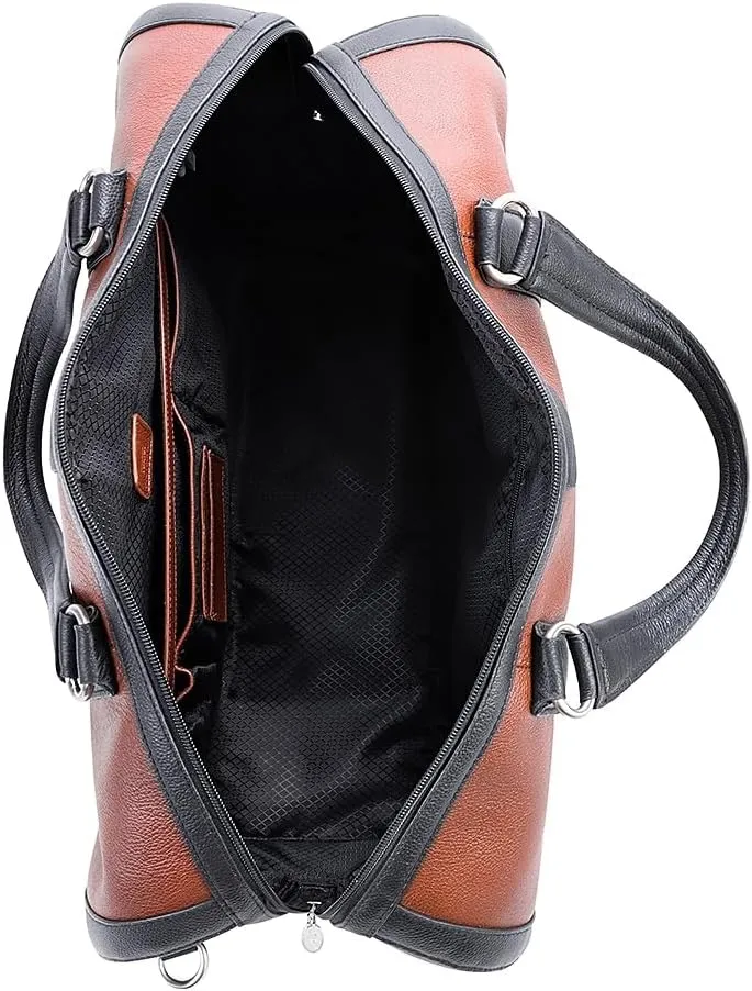 McKlein 20" Leather, Two-Tone, Tablet Carry-All Duffel- KINZIE