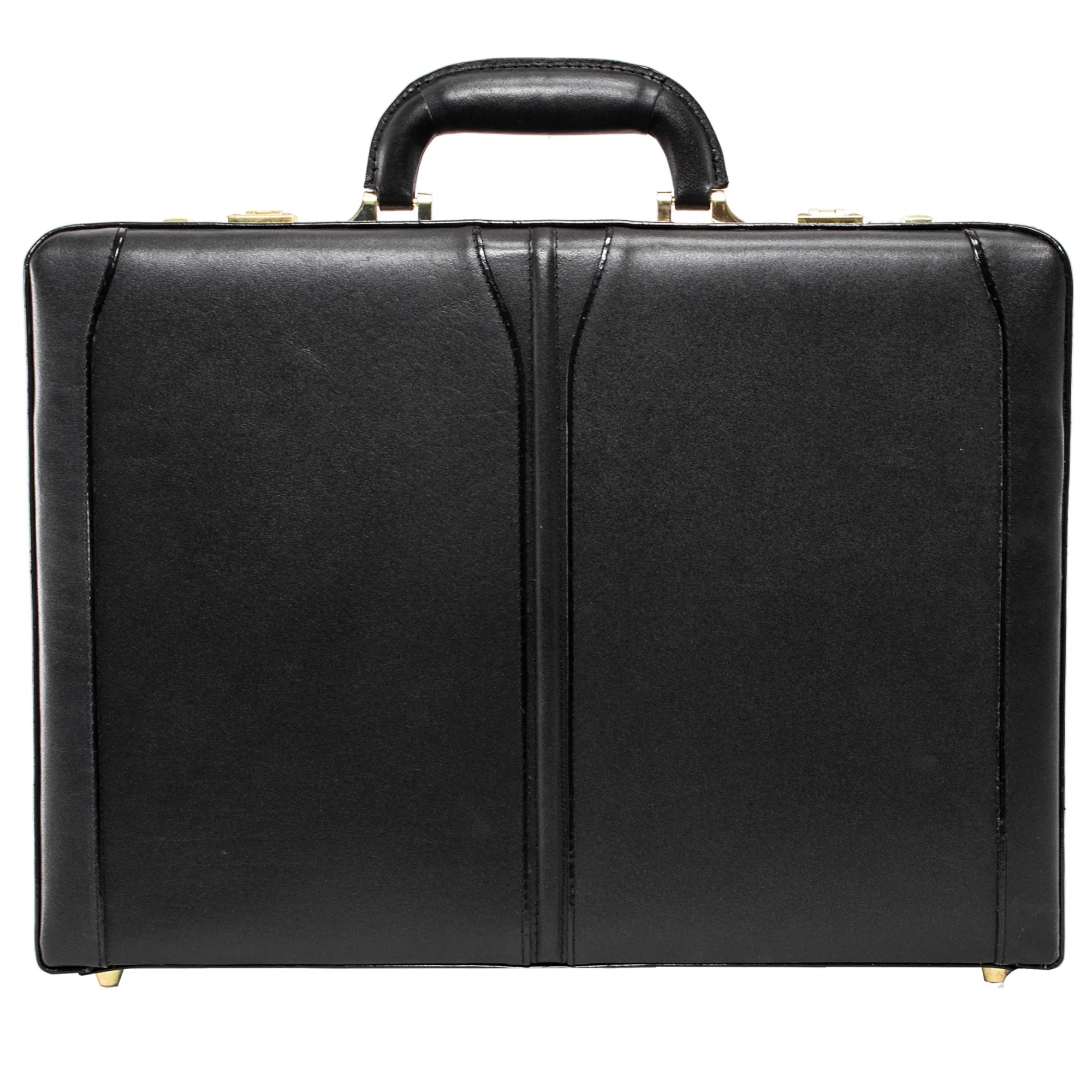 McKlein USA Turner Leather Expandable Attache Case