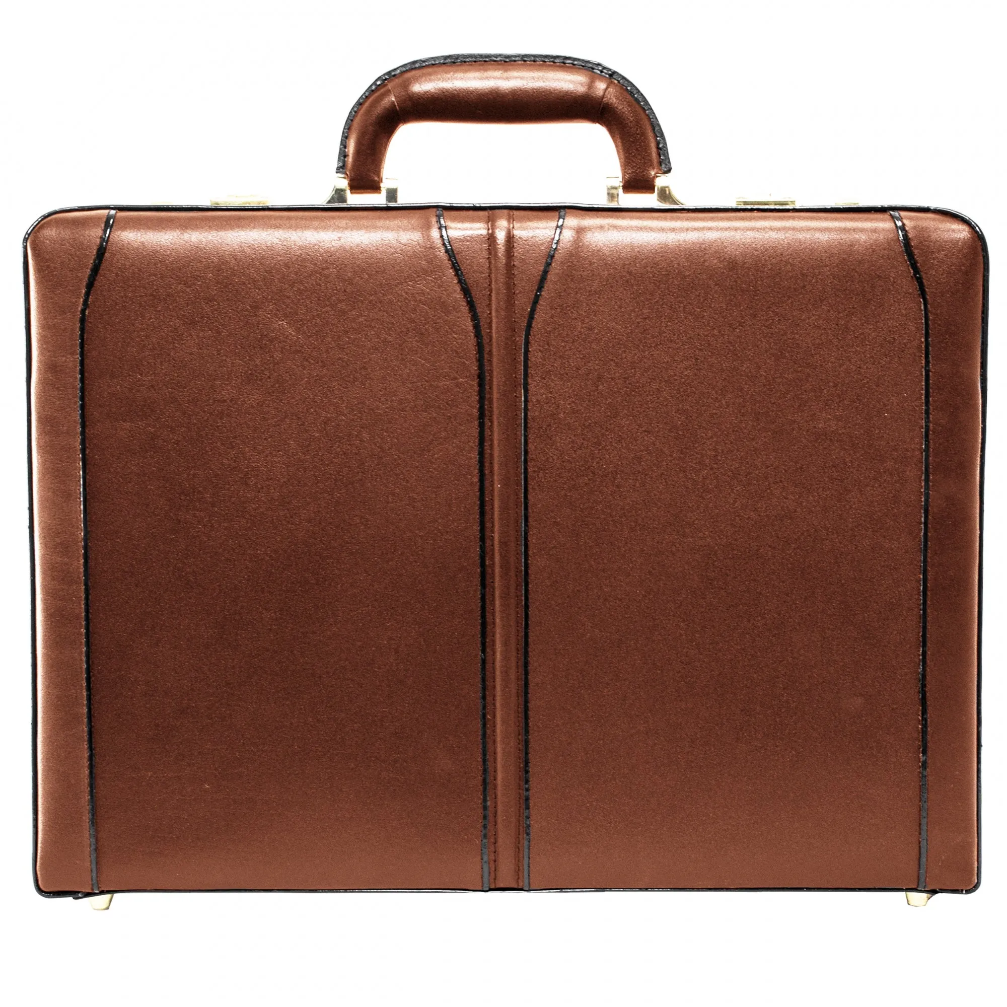 McKlein USA Turner Leather Expandable Attache Case