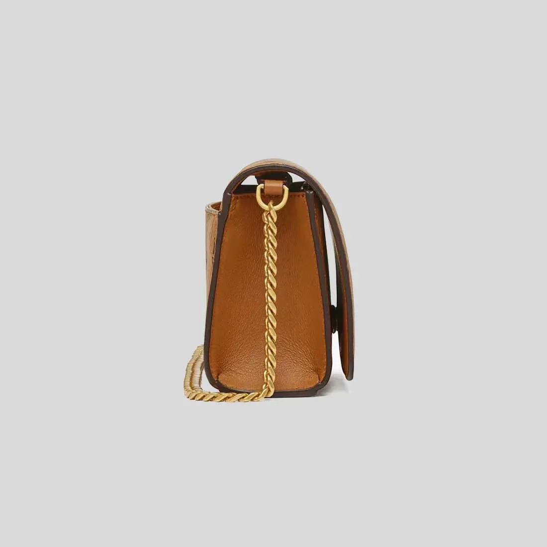 MCM Aren Shoulder Bag In Visetos Cognac RB-MWREATA01CO001